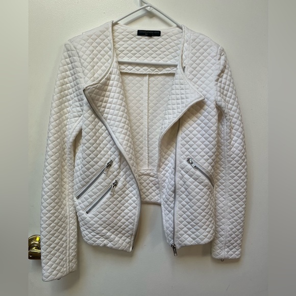 Generation Love White Quilted Bomber Jacket - Picture 3 of 6